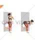 Bodyweight Single Leg Deadlift against Ball (female)