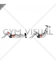 Weighted Plate Crunch (hands overhead)