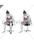 Negative Biceps Leg Concentration Curl (female)