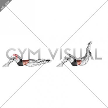 Weighted Plate Crunch (hands overhead) (VERSION 2)