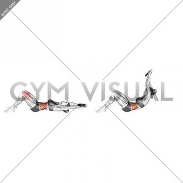 Weighted Plate Crunch (hands overhead) (VERSION 2) (female)