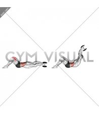 Weighted Dumbbell Crunch (hands overhead) (VERSION 2)