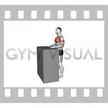 Standing Forward Slide Press with Towel (male)