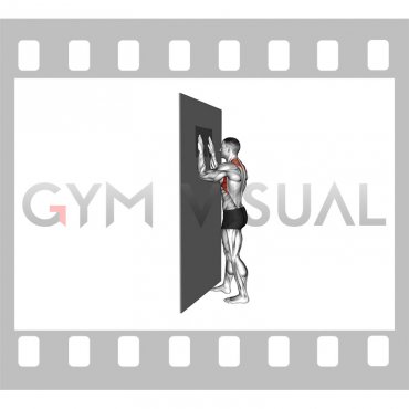 Standing Wall Serratus Slide with Towel