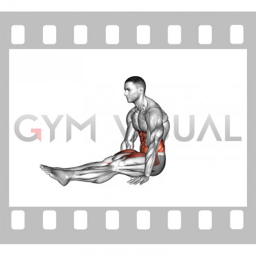 L-Sit Leg Raise (male)