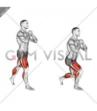 Bodyweight Half Split Squat Hold (male)