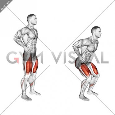 Bodyweight Quarter Squat