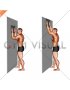 Standing Wall Serratus Slide with Towel