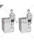 Standing External Rotation Slide with Towel (male)