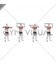 Stick Shoulder Rotation Over Head (male)