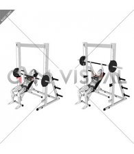 Smith Incline Bench Press (female)
