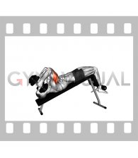 Dumbbell Decline Triceps Extension