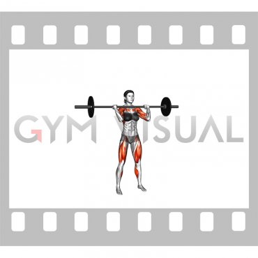 Barbell Split Jerk (female)