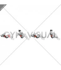 Elbow to Knee Sit-up (female)