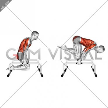 Tuck Planche on Parallette (male)