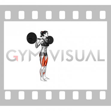 Barbell Lunge (female)