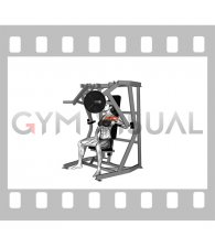 Lever Single Arm Chest Press (plate loaded) (female)