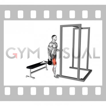 Kettlebell Assisted Bulgarian Split Squat