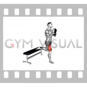 Kettlebell Goblet Single Leg Split Squat