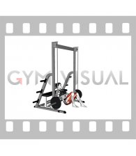 Smith Staggered Stance Hip Thrust (female)