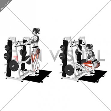 Lever Belt Squat (female)