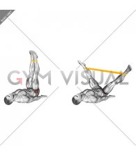 Resistance Band Lying Abduction (male)