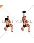 Dumbbell Half Kneeling Single Arm Shoulder Press (male)