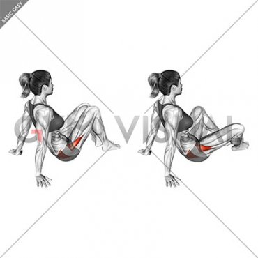 Seated Bent Knee Abduction (female)