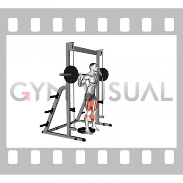 Smith Elevated Heel Squat (VERSION 2)