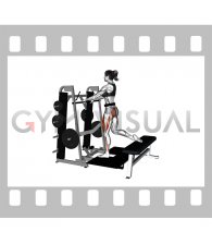 Lever Belt Bulgarian Split Squat (female)