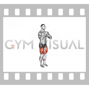 Bodyweight Narrow Stance Squat (male)