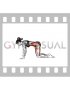 Bird Dog Curl Yoga Pose (female)