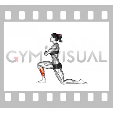 Low Lunge Tip Toe (Hands Chest Position) (female)