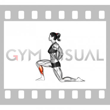 Low Lunge Tip Toe (Hands Hips Position) (female)