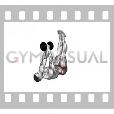 Dumbbell Over the Chest Lying Abduction (male)