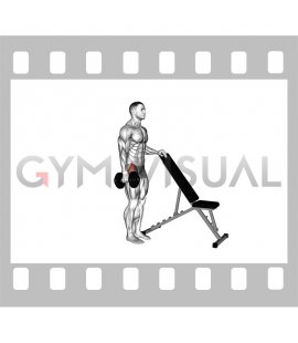 Dumbbell Standing Side Leg Kick (male)