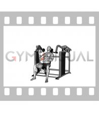 Lever Stack Seated Single Arm Shoulders Press (male)