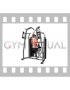 Lever Stack Seated Lat Pulldown (male)