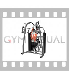Lever Stack Seated Lat Pulldown (male)