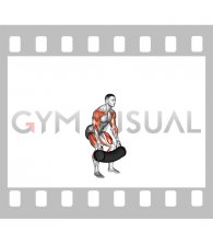 Weighted Sandbag Hang Power Clean