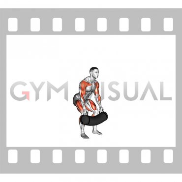 Weighted Sandbag Hang Power Clean