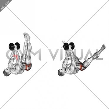 Dumbbell Over the Chest Lying Abduction (male)