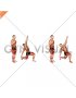 Reverse Lunge Arm Reach Twist (male)