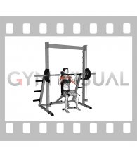 Smith Seated Shoulder Press (female)
