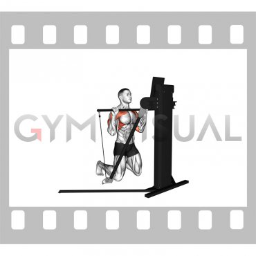 Cable Kneeling Military Press (VERSION 3)