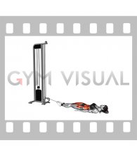 Cable Reverse Crunch (female)