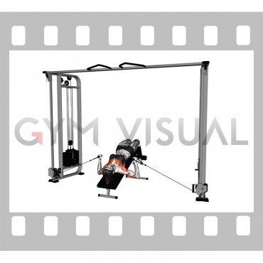 Cable Decline Press (female)