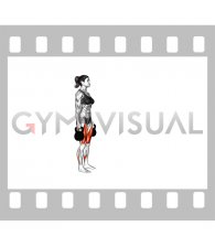 Kettlebell Forward Lunge (female)