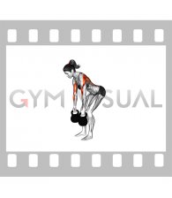Kettlebell Bent Over Row (female)