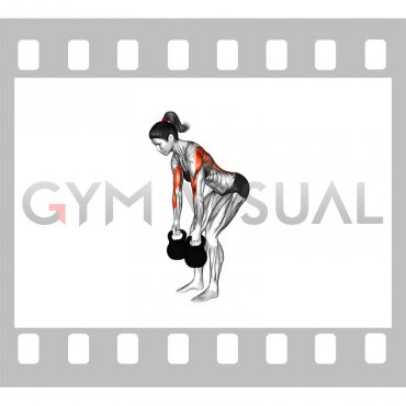 Kettlebell Bent Over Row (female)